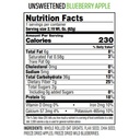 Unsweetened Blueberry Apple